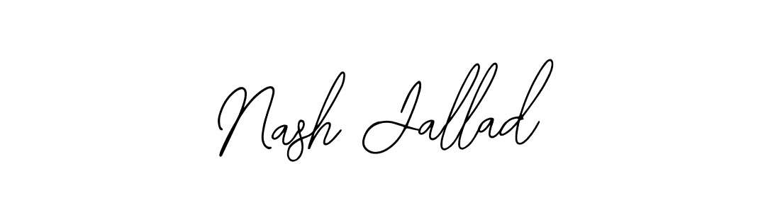 You should practise on your own different ways (Bearetta-2O07w) to write your name (Nash Jallad) in signature. don't let someone else do it for you. Nash Jallad signature style 12 images and pictures png