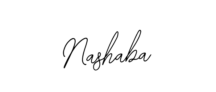 Make a beautiful signature design for name Nashaba. Use this online signature maker to create a handwritten signature for free. Nashaba signature style 12 images and pictures png