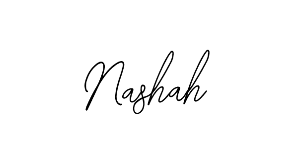 Nashah stylish signature style. Best Handwritten Sign (Bearetta-2O07w) for my name. Handwritten Signature Collection Ideas for my name Nashah. Nashah signature style 12 images and pictures png