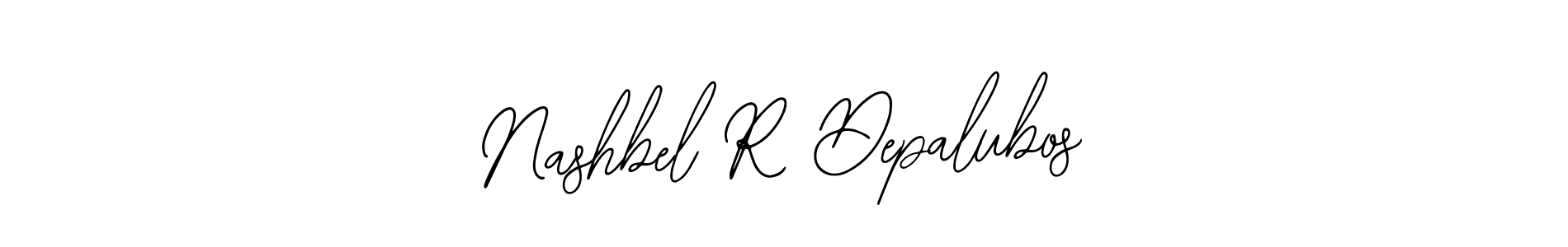 Use a signature maker to create a handwritten signature online. With this signature software, you can design (Bearetta-2O07w) your own signature for name Nashbel R Depalubos. Nashbel R Depalubos signature style 12 images and pictures png