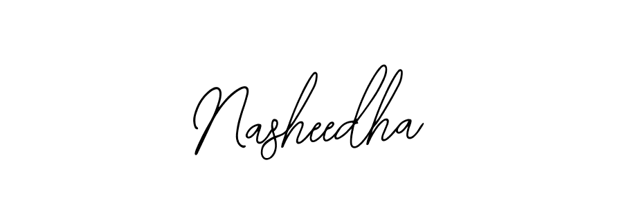 Create a beautiful signature design for name Nasheedha. With this signature (Bearetta-2O07w) fonts, you can make a handwritten signature for free. Nasheedha signature style 12 images and pictures png