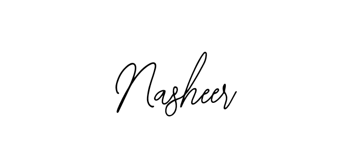 Nasheer stylish signature style. Best Handwritten Sign (Bearetta-2O07w) for my name. Handwritten Signature Collection Ideas for my name Nasheer. Nasheer signature style 12 images and pictures png