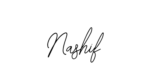 if you are searching for the best signature style for your name Nashif. so please give up your signature search. here we have designed multiple signature styles  using Bearetta-2O07w. Nashif signature style 12 images and pictures png