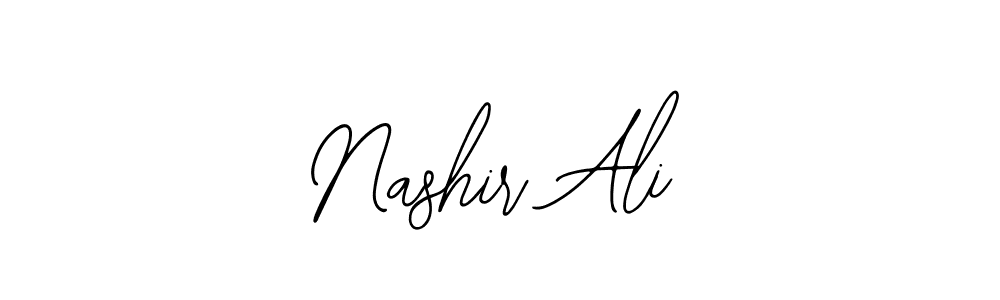 You should practise on your own different ways (Bearetta-2O07w) to write your name (Nashir Ali) in signature. don't let someone else do it for you. Nashir Ali signature style 12 images and pictures png