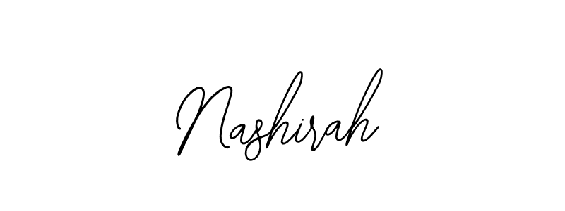 Make a beautiful signature design for name Nashirah. With this signature (Bearetta-2O07w) style, you can create a handwritten signature for free. Nashirah signature style 12 images and pictures png