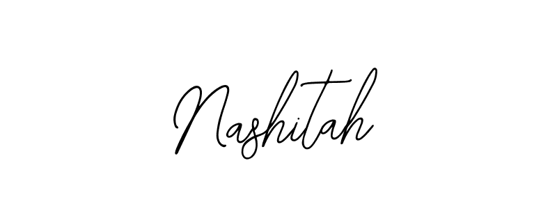 The best way (Bearetta-2O07w) to make a short signature is to pick only two or three words in your name. The name Nashitah include a total of six letters. For converting this name. Nashitah signature style 12 images and pictures png