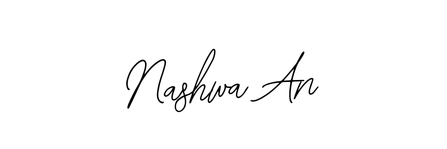 How to make Nashwa An signature? Bearetta-2O07w is a professional autograph style. Create handwritten signature for Nashwa An name. Nashwa An signature style 12 images and pictures png