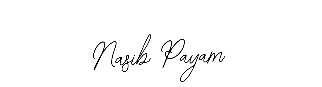 Also we have Nasib Payam name is the best signature style. Create professional handwritten signature collection using Bearetta-2O07w autograph style. Nasib Payam signature style 12 images and pictures png