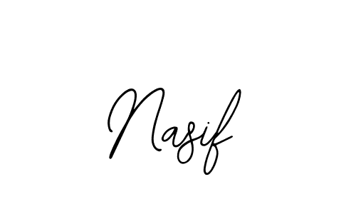 How to make Nasif name signature. Use Bearetta-2O07w style for creating short signs online. This is the latest handwritten sign. Nasif signature style 12 images and pictures png