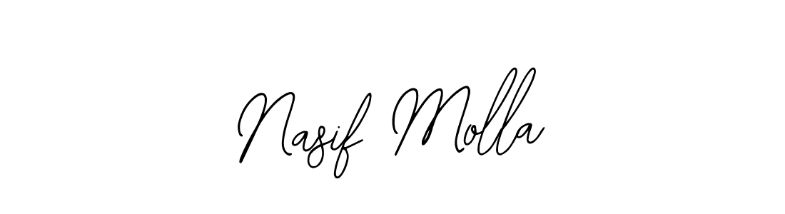 Use a signature maker to create a handwritten signature online. With this signature software, you can design (Bearetta-2O07w) your own signature for name Nasif Molla. Nasif Molla signature style 12 images and pictures png