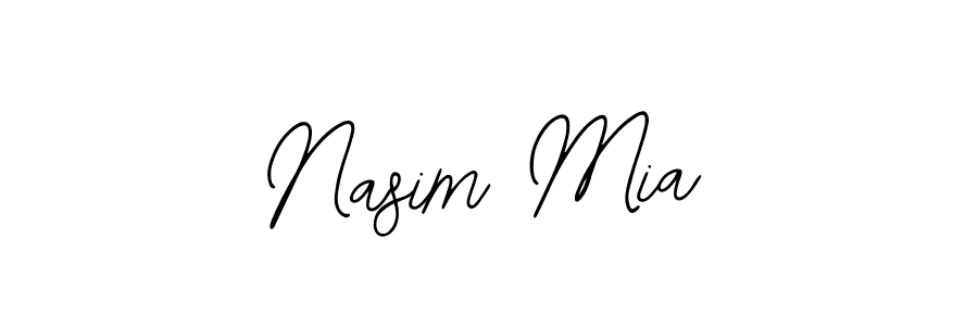 Nasim Mia stylish signature style. Best Handwritten Sign (Bearetta-2O07w) for my name. Handwritten Signature Collection Ideas for my name Nasim Mia. Nasim Mia signature style 12 images and pictures png