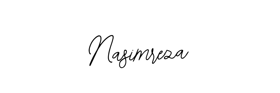 It looks lik you need a new signature style for name Nasimreza. Design unique handwritten (Bearetta-2O07w) signature with our free signature maker in just a few clicks. Nasimreza signature style 12 images and pictures png