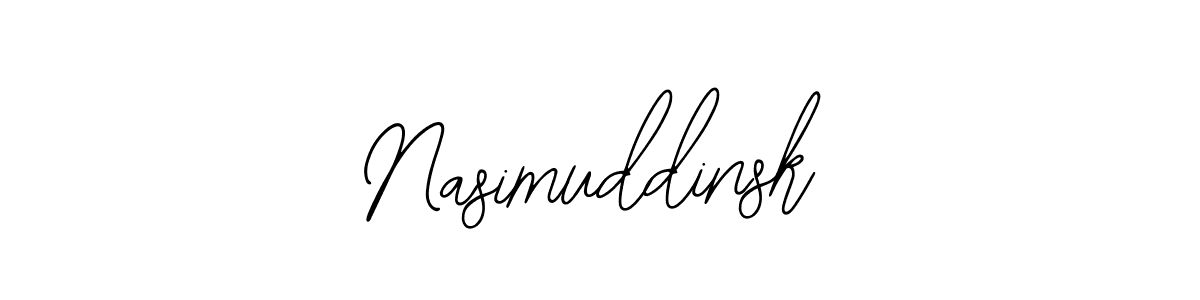 You should practise on your own different ways (Bearetta-2O07w) to write your name (Nasimuddinsk) in signature. don't let someone else do it for you. Nasimuddinsk signature style 12 images and pictures png