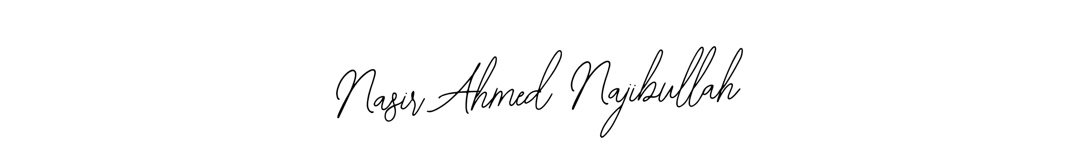 Make a beautiful signature design for name Nasir Ahmed Najibullah. Use this online signature maker to create a handwritten signature for free. Nasir Ahmed Najibullah signature style 12 images and pictures png