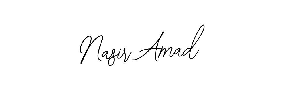 Also we have Nasir Amad name is the best signature style. Create professional handwritten signature collection using Bearetta-2O07w autograph style. Nasir Amad signature style 12 images and pictures png