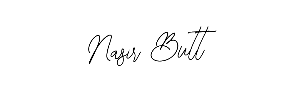 Also You can easily find your signature by using the search form. We will create Nasir Butt name handwritten signature images for you free of cost using Bearetta-2O07w sign style. Nasir Butt signature style 12 images and pictures png