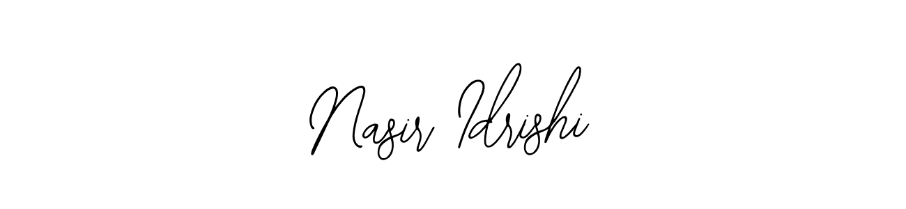 You should practise on your own different ways (Bearetta-2O07w) to write your name (Nasir Idrishi) in signature. don't let someone else do it for you. Nasir Idrishi signature style 12 images and pictures png