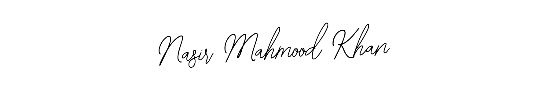 You should practise on your own different ways (Bearetta-2O07w) to write your name (Nasir Mahmood Khan) in signature. don't let someone else do it for you. Nasir Mahmood Khan signature style 12 images and pictures png