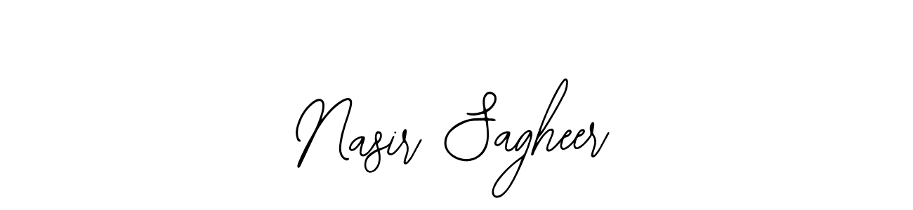 Nasir Sagheer stylish signature style. Best Handwritten Sign (Bearetta-2O07w) for my name. Handwritten Signature Collection Ideas for my name Nasir Sagheer. Nasir Sagheer signature style 12 images and pictures png