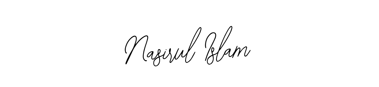 Make a beautiful signature design for name Nasirul Islam. With this signature (Bearetta-2O07w) style, you can create a handwritten signature for free. Nasirul Islam signature style 12 images and pictures png