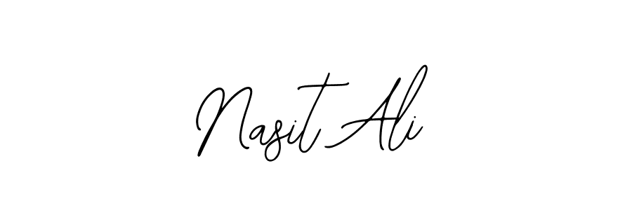 Use a signature maker to create a handwritten signature online. With this signature software, you can design (Bearetta-2O07w) your own signature for name Nasit Ali. Nasit Ali signature style 12 images and pictures png