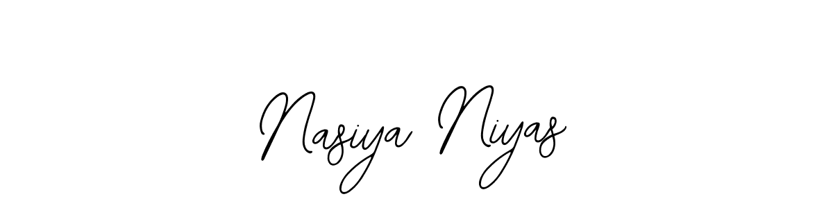 Similarly Bearetta-2O07w is the best handwritten signature design. Signature creator online .You can use it as an online autograph creator for name Nasiya Niyas. Nasiya Niyas signature style 12 images and pictures png