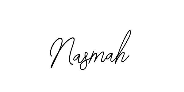 Similarly Bearetta-2O07w is the best handwritten signature design. Signature creator online .You can use it as an online autograph creator for name Nasmah. Nasmah signature style 12 images and pictures png