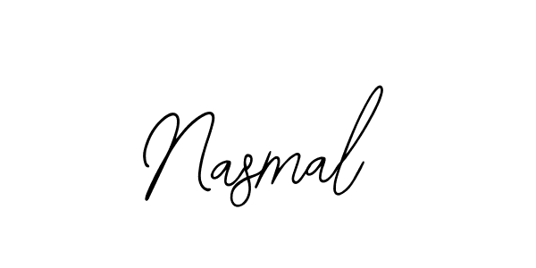 You should practise on your own different ways (Bearetta-2O07w) to write your name (Nasmal) in signature. don't let someone else do it for you. Nasmal signature style 12 images and pictures png