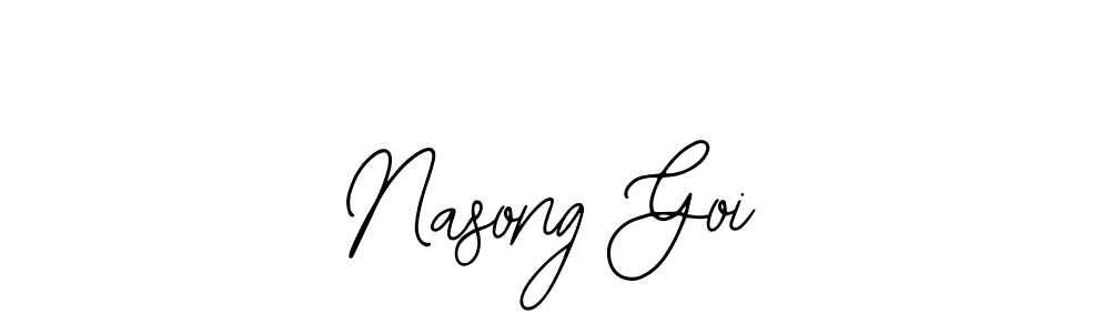 You can use this online signature creator to create a handwritten signature for the name Nasong Goi. This is the best online autograph maker. Nasong Goi signature style 12 images and pictures png
