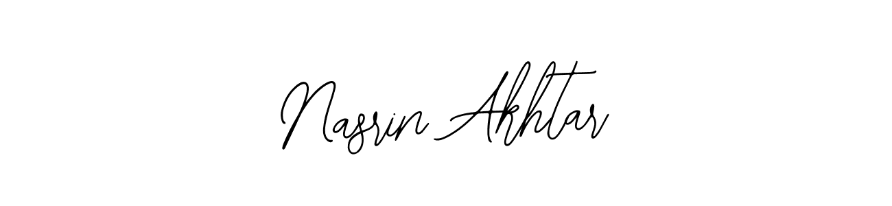 if you are searching for the best signature style for your name Nasrin Akhtar. so please give up your signature search. here we have designed multiple signature styles  using Bearetta-2O07w. Nasrin Akhtar signature style 12 images and pictures png