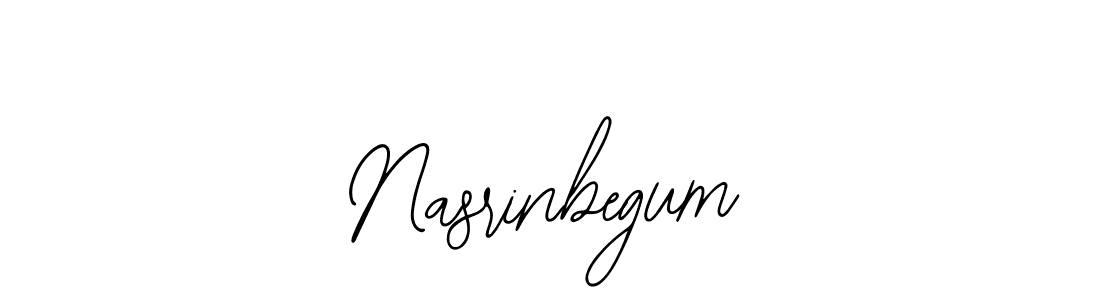 Also we have Nasrinbegum name is the best signature style. Create professional handwritten signature collection using Bearetta-2O07w autograph style. Nasrinbegum signature style 12 images and pictures png