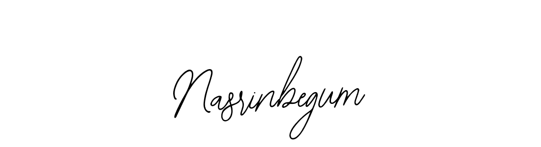 You should practise on your own different ways (Bearetta-2O07w) to write your name (Nasrinbegum) in signature. don't let someone else do it for you. Nasrinbegum signature style 12 images and pictures png