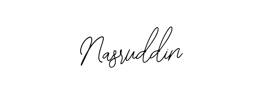 Also we have Nasruddin name is the best signature style. Create professional handwritten signature collection using Bearetta-2O07w autograph style. Nasruddin signature style 12 images and pictures png