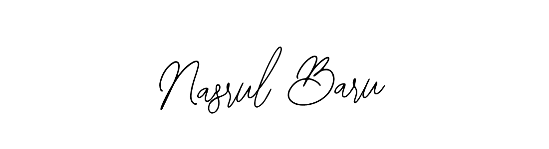 if you are searching for the best signature style for your name Nasrul Baru. so please give up your signature search. here we have designed multiple signature styles  using Bearetta-2O07w. Nasrul Baru signature style 12 images and pictures png