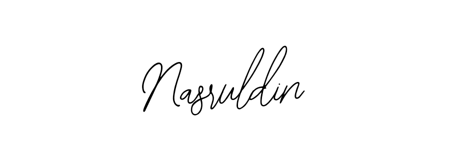 The best way (Bearetta-2O07w) to make a short signature is to pick only two or three words in your name. The name Nasruldin include a total of six letters. For converting this name. Nasruldin signature style 12 images and pictures png