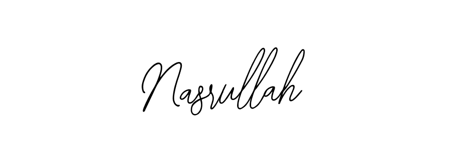 The best way (Bearetta-2O07w) to make a short signature is to pick only two or three words in your name. The name Nasrullah include a total of six letters. For converting this name. Nasrullah signature style 12 images and pictures png