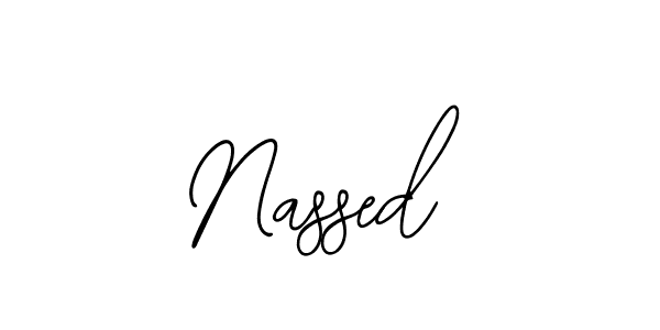 The best way (Bearetta-2O07w) to make a short signature is to pick only two or three words in your name. The name Nassed include a total of six letters. For converting this name. Nassed signature style 12 images and pictures png