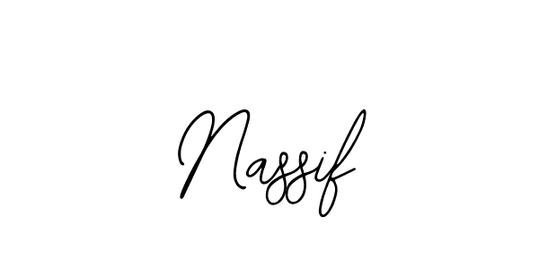 Bearetta-2O07w is a professional signature style that is perfect for those who want to add a touch of class to their signature. It is also a great choice for those who want to make their signature more unique. Get Nassif name to fancy signature for free. Nassif signature style 12 images and pictures png