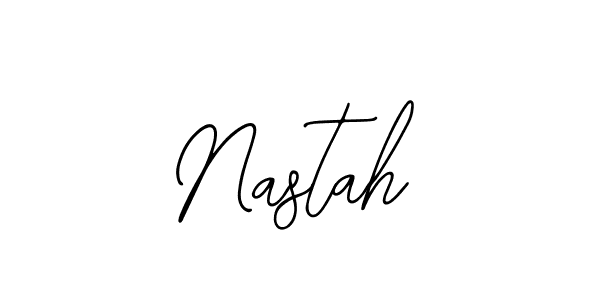 How to make Nastah name signature. Use Bearetta-2O07w style for creating short signs online. This is the latest handwritten sign. Nastah signature style 12 images and pictures png