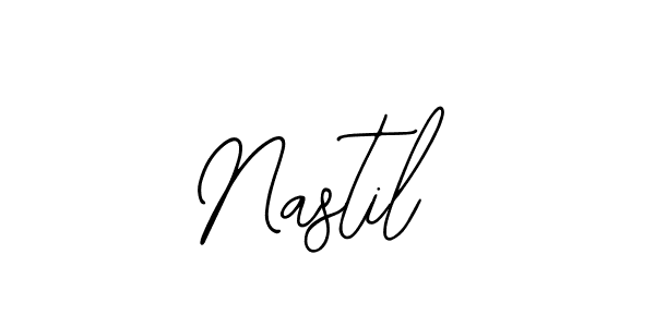 How to make Nastil name signature. Use Bearetta-2O07w style for creating short signs online. This is the latest handwritten sign. Nastil signature style 12 images and pictures png