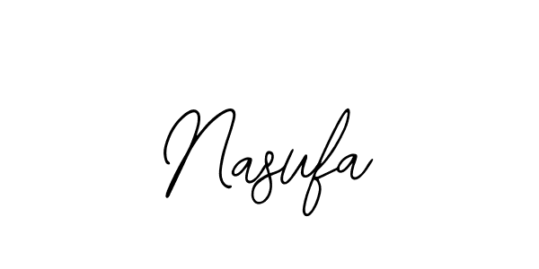 if you are searching for the best signature style for your name Nasufa. so please give up your signature search. here we have designed multiple signature styles  using Bearetta-2O07w. Nasufa signature style 12 images and pictures png