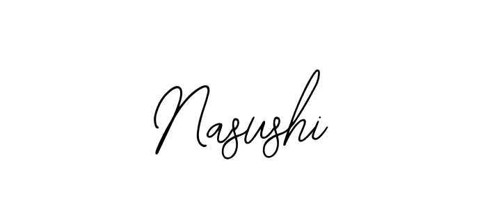 Use a signature maker to create a handwritten signature online. With this signature software, you can design (Bearetta-2O07w) your own signature for name Nasushi. Nasushi signature style 12 images and pictures png