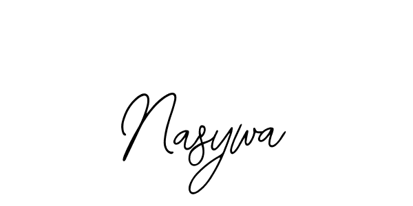 How to Draw Nasywa signature style? Bearetta-2O07w is a latest design signature styles for name Nasywa. Nasywa signature style 12 images and pictures png