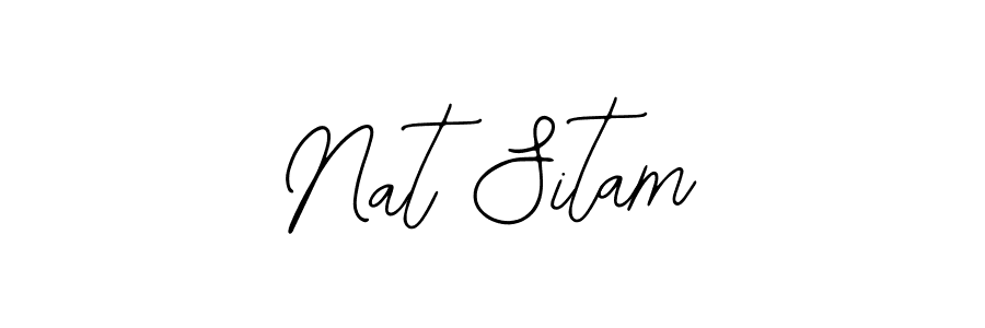 Bearetta-2O07w is a professional signature style that is perfect for those who want to add a touch of class to their signature. It is also a great choice for those who want to make their signature more unique. Get Nat Sitam name to fancy signature for free. Nat Sitam signature style 12 images and pictures png