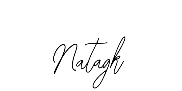 Make a beautiful signature design for name Natagk. With this signature (Bearetta-2O07w) style, you can create a handwritten signature for free. Natagk signature style 12 images and pictures png