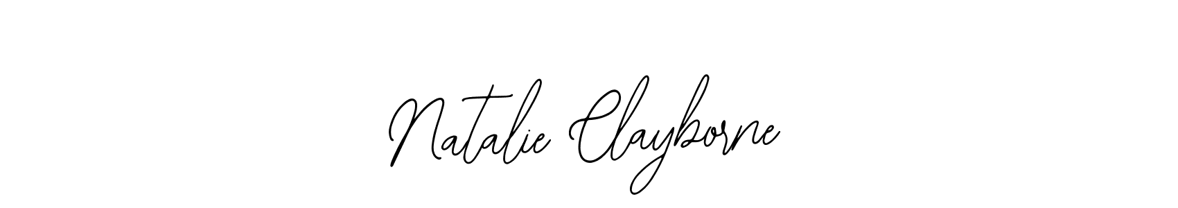 You should practise on your own different ways (Bearetta-2O07w) to write your name (Natalie Clayborne) in signature. don't let someone else do it for you. Natalie Clayborne signature style 12 images and pictures png