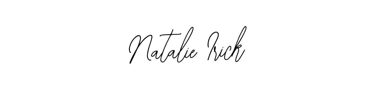 Similarly Bearetta-2O07w is the best handwritten signature design. Signature creator online .You can use it as an online autograph creator for name Natalie Irick. Natalie Irick signature style 12 images and pictures png