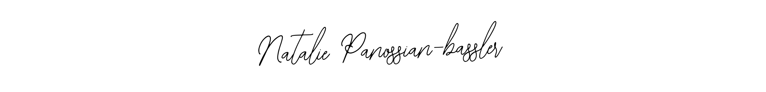 The best way (Bearetta-2O07w) to make a short signature is to pick only two or three words in your name. The name Natalie Panossian-bassler include a total of six letters. For converting this name. Natalie Panossian-bassler signature style 12 images and pictures png