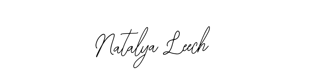 if you are searching for the best signature style for your name Natalya Leech. so please give up your signature search. here we have designed multiple signature styles  using Bearetta-2O07w. Natalya Leech signature style 12 images and pictures png