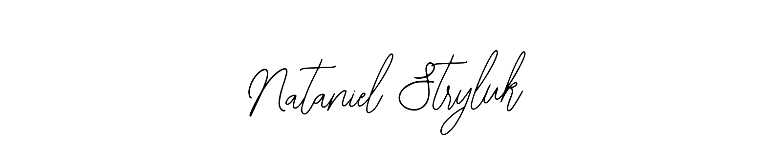 if you are searching for the best signature style for your name Nataniel Stryluk. so please give up your signature search. here we have designed multiple signature styles  using Bearetta-2O07w. Nataniel Stryluk signature style 12 images and pictures png